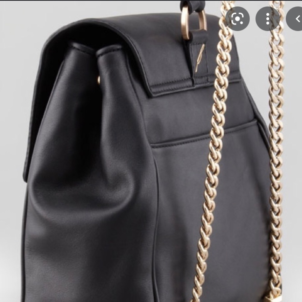 B Brian Atwood Juliette Black Backpack Purse - Picture 11 of 11